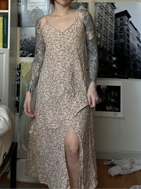 Long floral dress